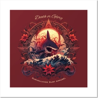 Death or Glory Shark Posters and Art